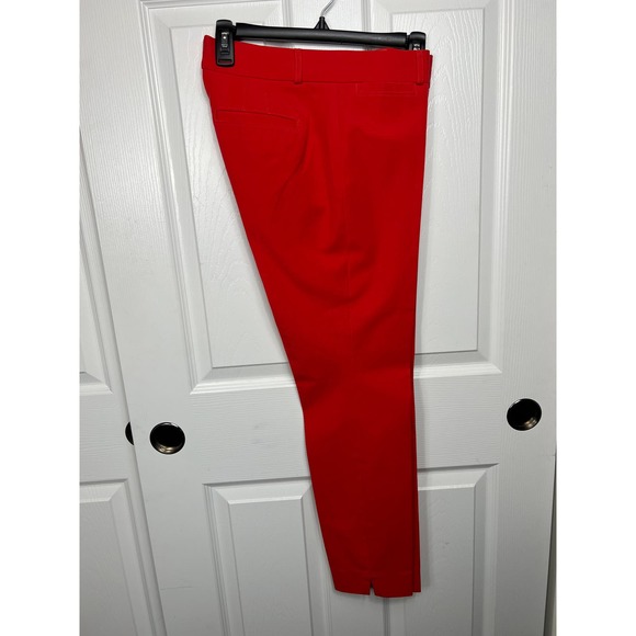Banana Republic Sloan Fit Solid Orange Pant Skinny Fit Size 4 - Picture 6 of 14